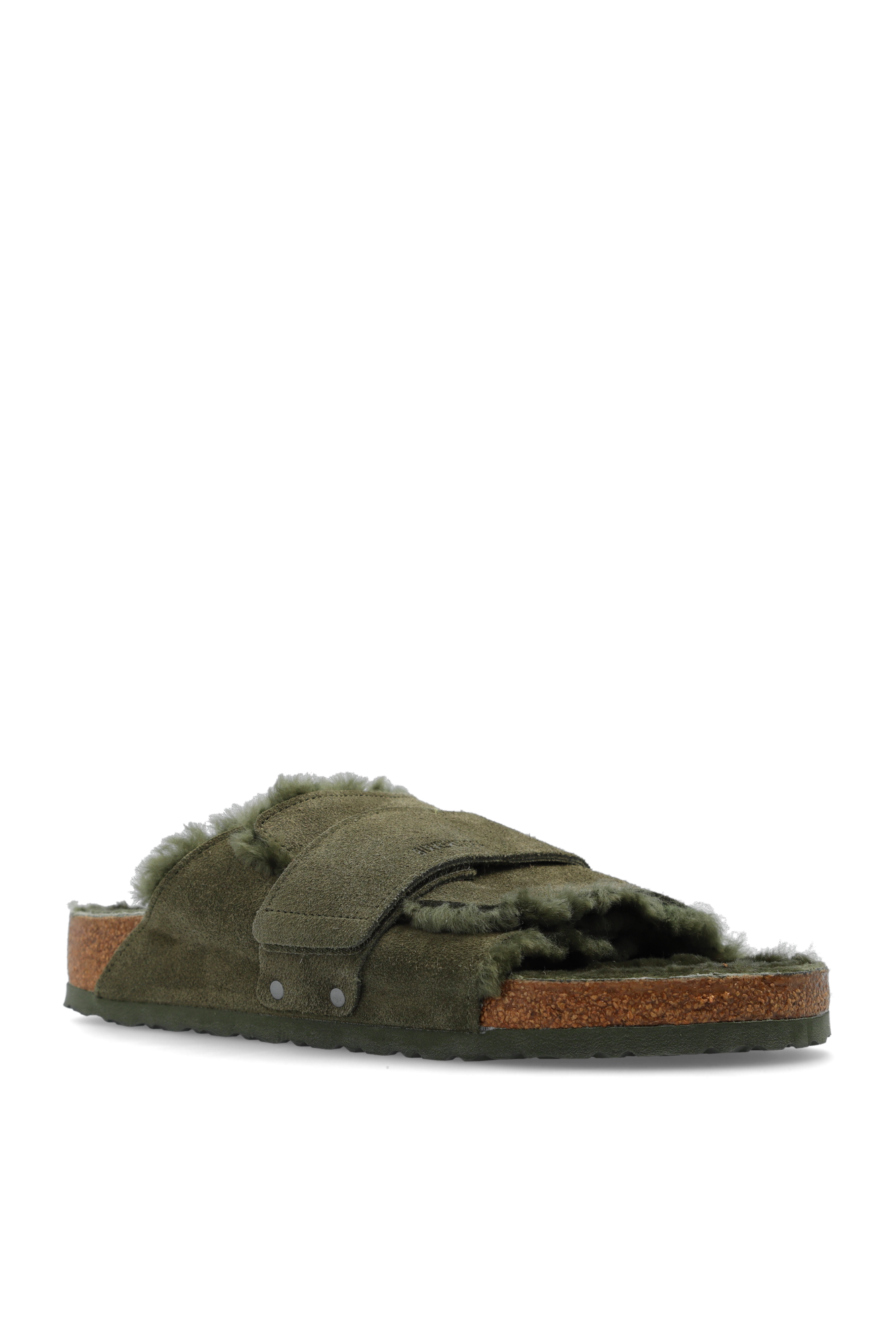 Green 'Kyoto' slides Birkenstock - Vitkac Canada